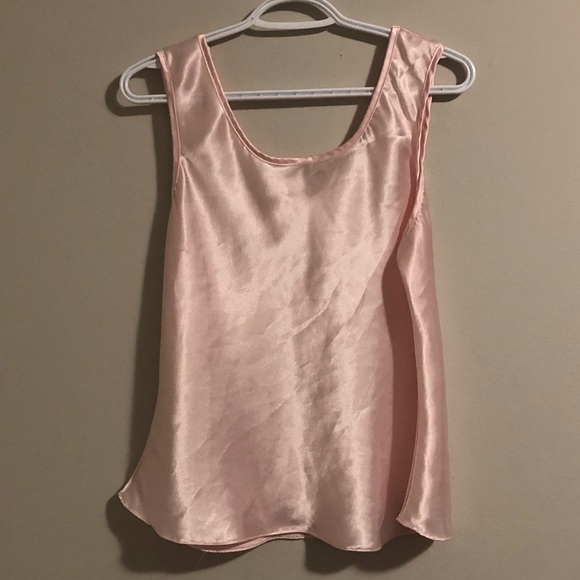 Vintage Platinum Lingerie pink sleeveless top - Picture 3 of 12